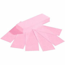 Одноразовые розовые бумажные полоски для депиляции